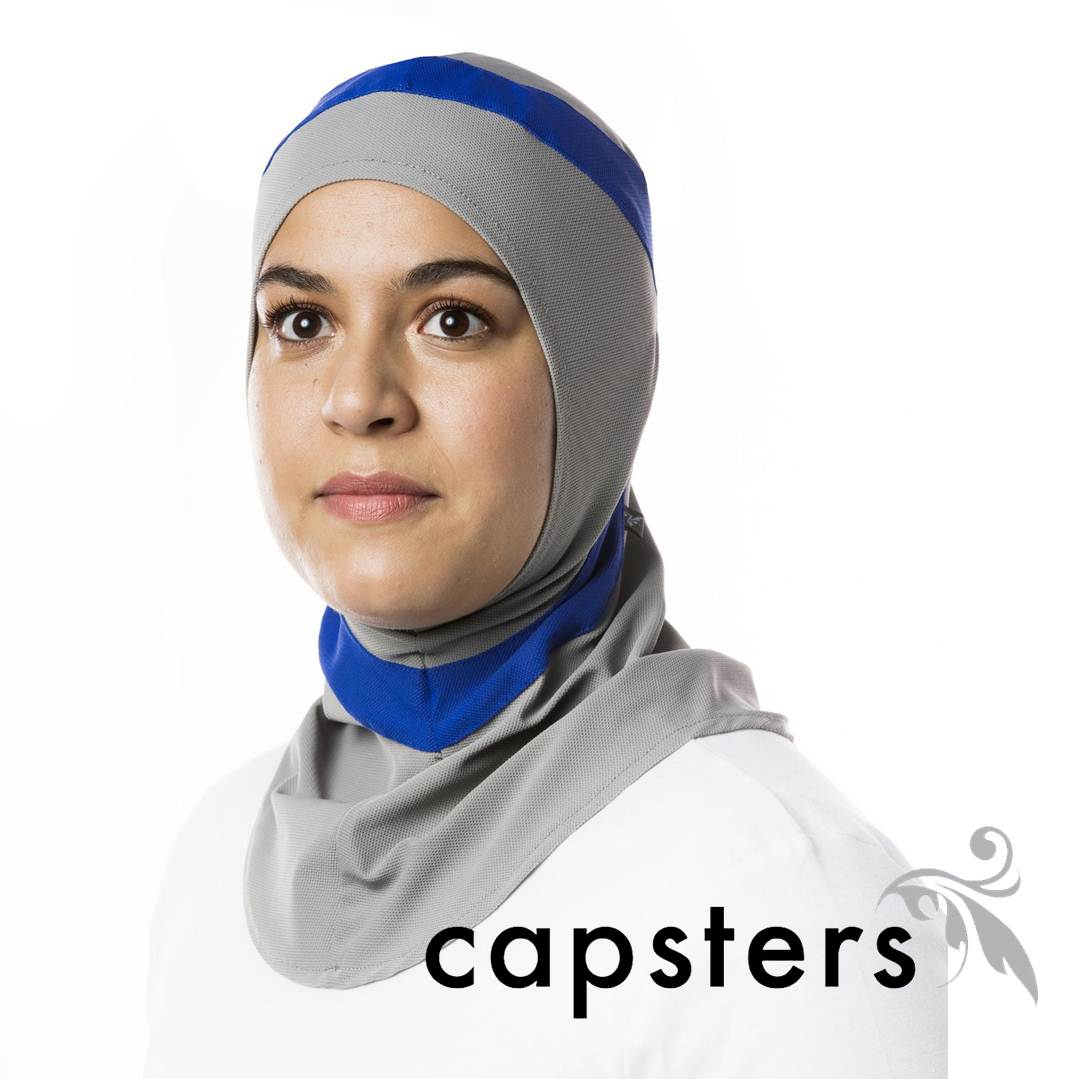 Runner - Light Grey & Cobalt Blue - Image 2